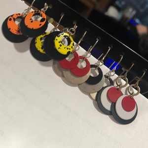 Colorful Dangling Earrings (5 pairs)